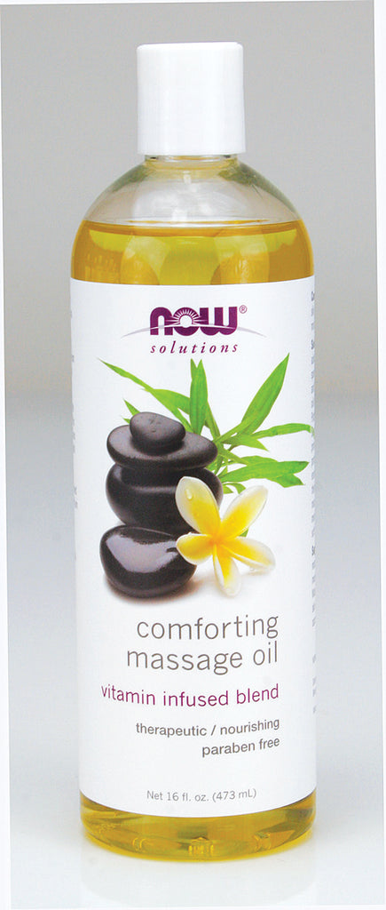 Óleo de massagem reconfortante 473ml NOW
