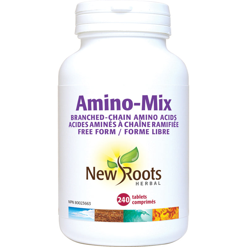 Os aminoácidos da cadeia ramificada da Amino-Mix formam as novas raízes do 240