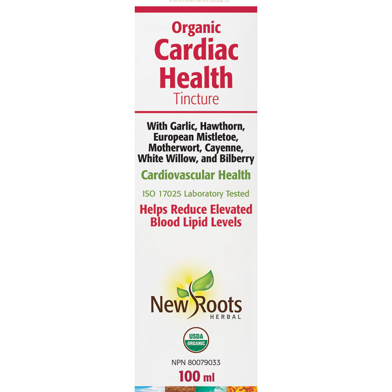 Cardiac Health tintura orgânica 100ml saúde cardiovascular New Roots