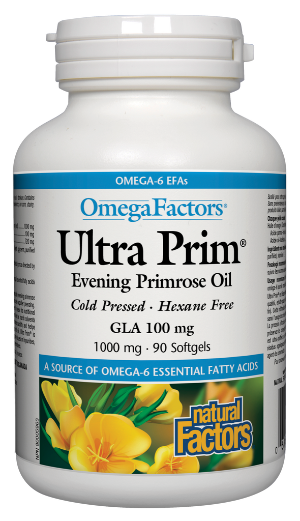 Ultra Prim Evening Primrose oil 1000mg 90's Natural Factors