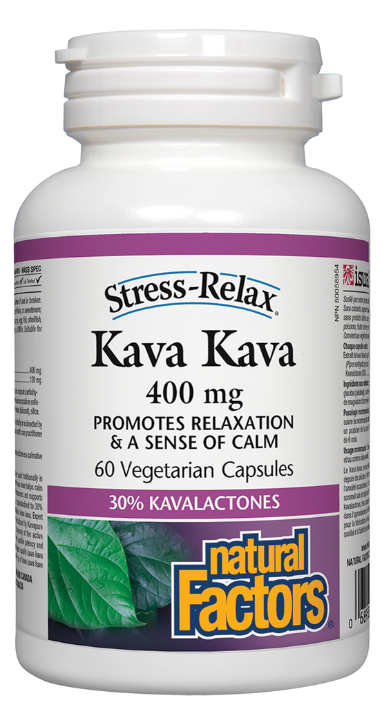 Kava Kava 400 mg 60 cápsulas vegetarianas relaxamento dos anos 60 e sensação de calma
