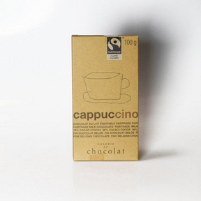 Cappuccino de chocolate ao leite 100gr. Galerie Au Chocolat