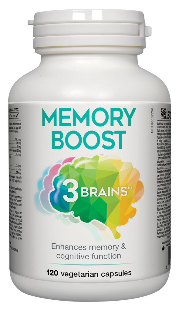 Memory Boost 3 Brains 120 capsules