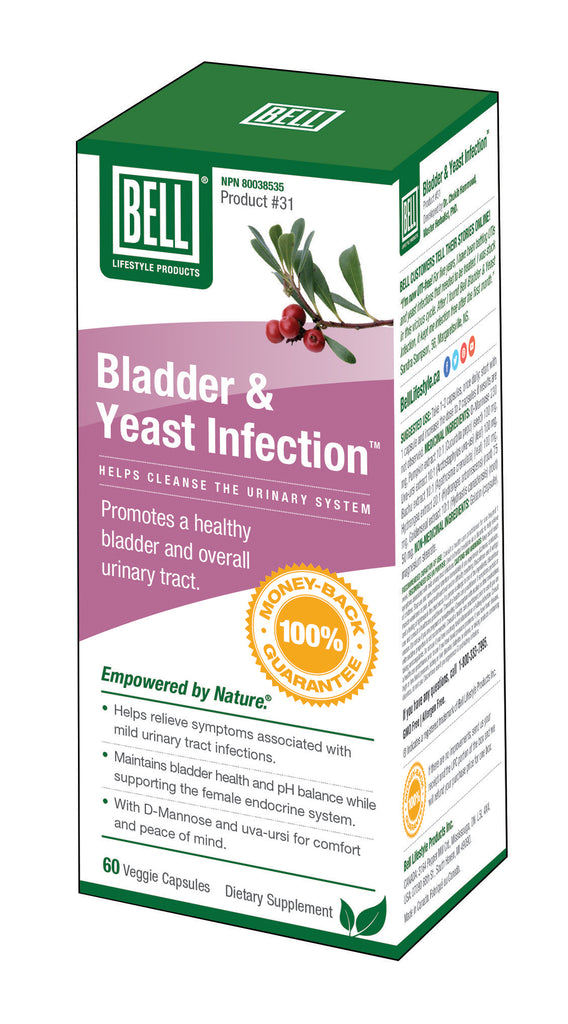 Infection à la vessie et aux levures, style de vie de Bell des années 60