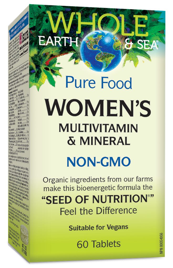 Anos 60 multivitamínicos femininos na terra e no mar