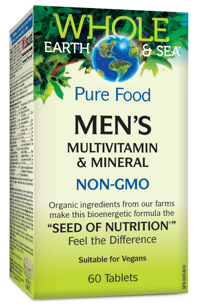 Terre entière et mer multivitamines pour hommes des années 60
