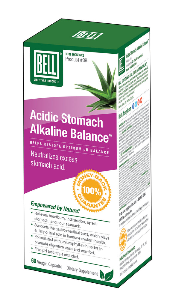 Acidic Stomach Alkaline Balance 60's Bell Lifestyle