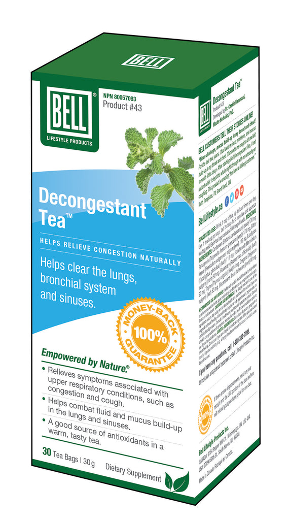 Thé décongestionnant 30 sachets Bell Lifestyle
