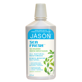 Sea Fresh bain de bouche tout naturel menthe verte 473ml Jason