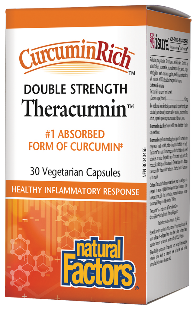 CurcuminRich Theracurmin Double Strength 30caps
