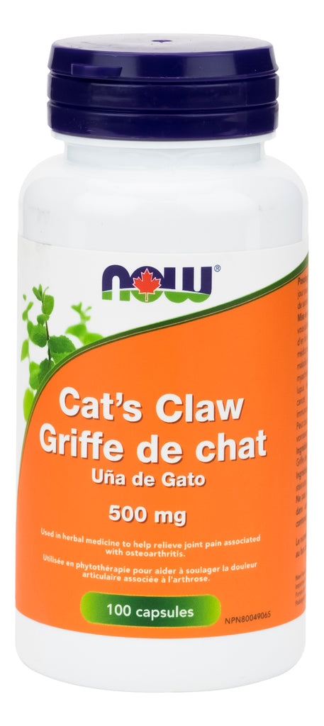 Griffe de chat 500 mg 100's MAINTENANT