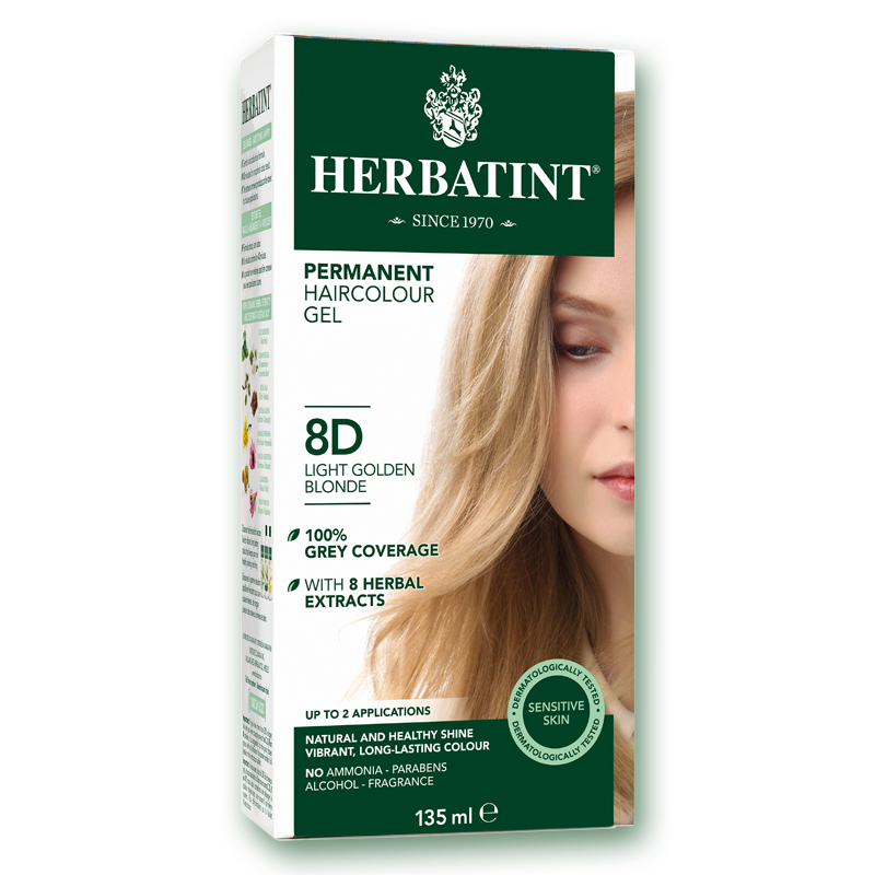 Herbatint Haircolour 8D Blond Doré Clair