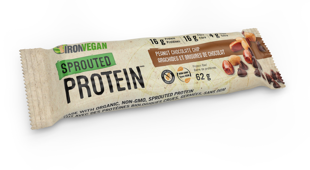 Pépites de chocolat aux arachides IronVegan Sprouted Protein