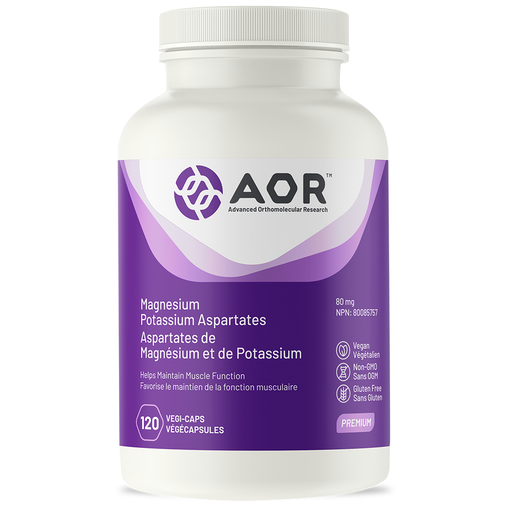 Aspartates de magnésium et de potassium 120 capsules végétales