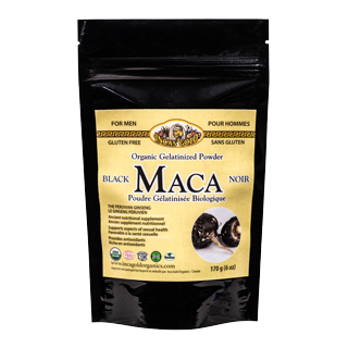 MACA Organic Gelatinized Powder Black 170gr. Inca's Gold