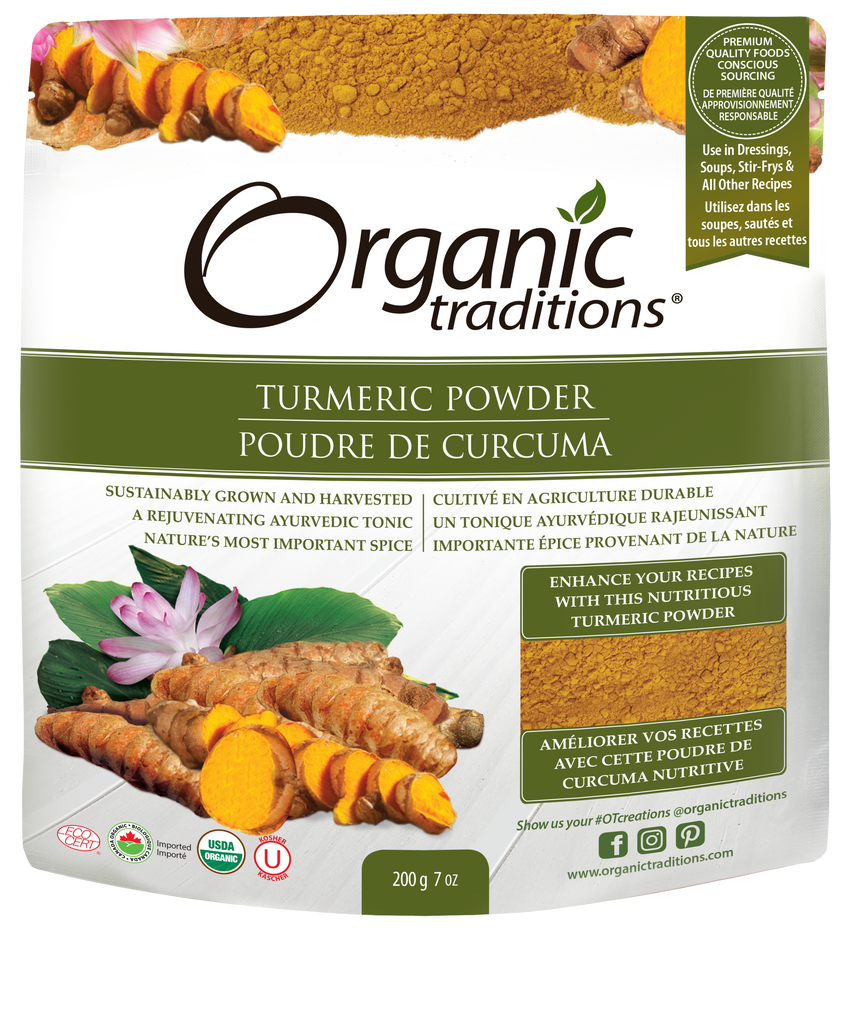 Poudre de curcuma biologique 200 gr Traditions biologiques