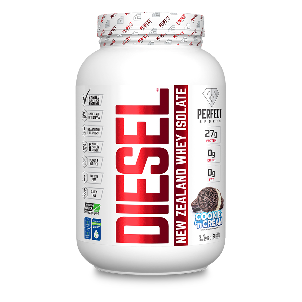 DIESEL New Zealand Whey Isolate 2.2lb Cookies & Cream