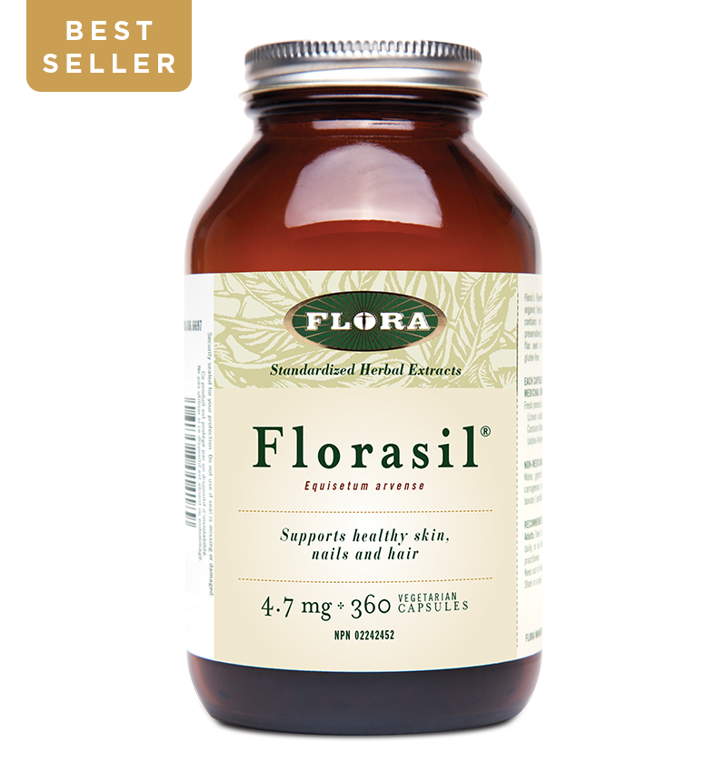 Florasil 360 soutient une peau, des ongles et des cheveux sains Flora
