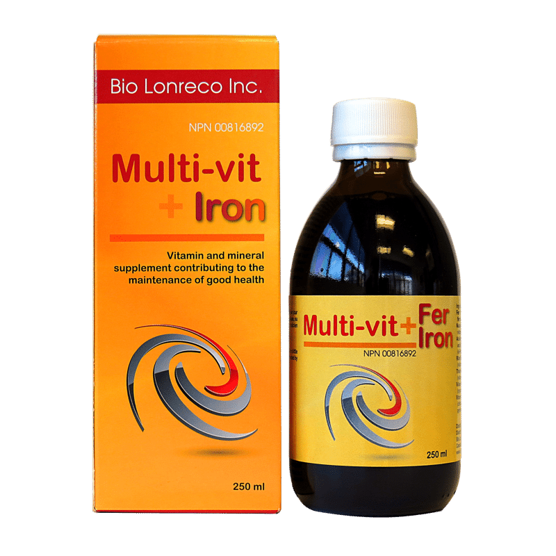 Multi-vit + Iron 250 ml Bio Lorenco