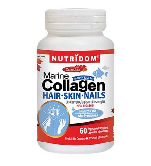 Cabelo, pele e unhas dos anos 60 do colágeno marinho Nutridom