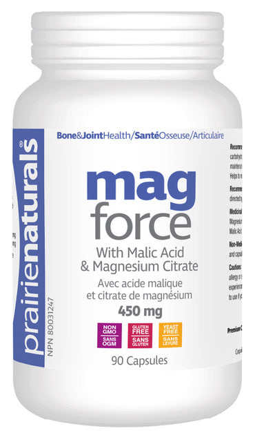 Magnesium Force avec acide maniaque 450 mg 90's