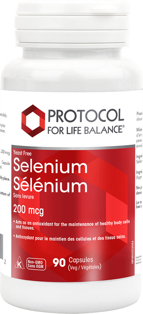 Protocole de sélénium 200mcg 90caps