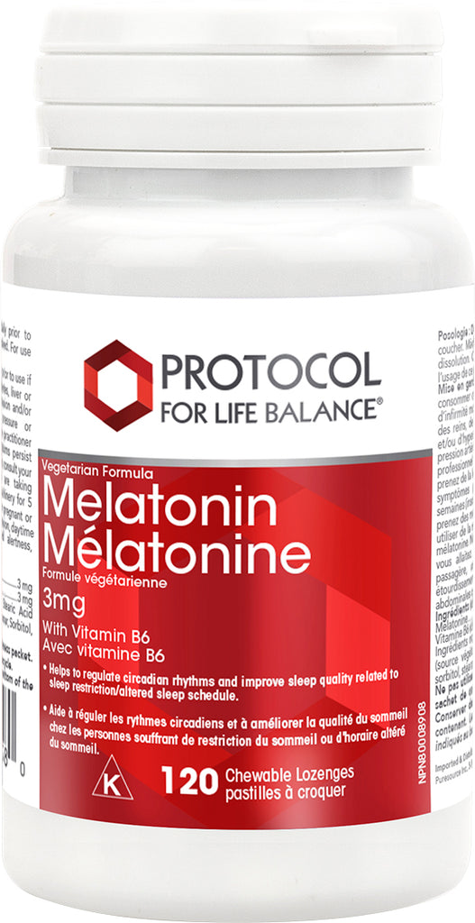 Protocolo de melatonina 3mg Sublingual 120's