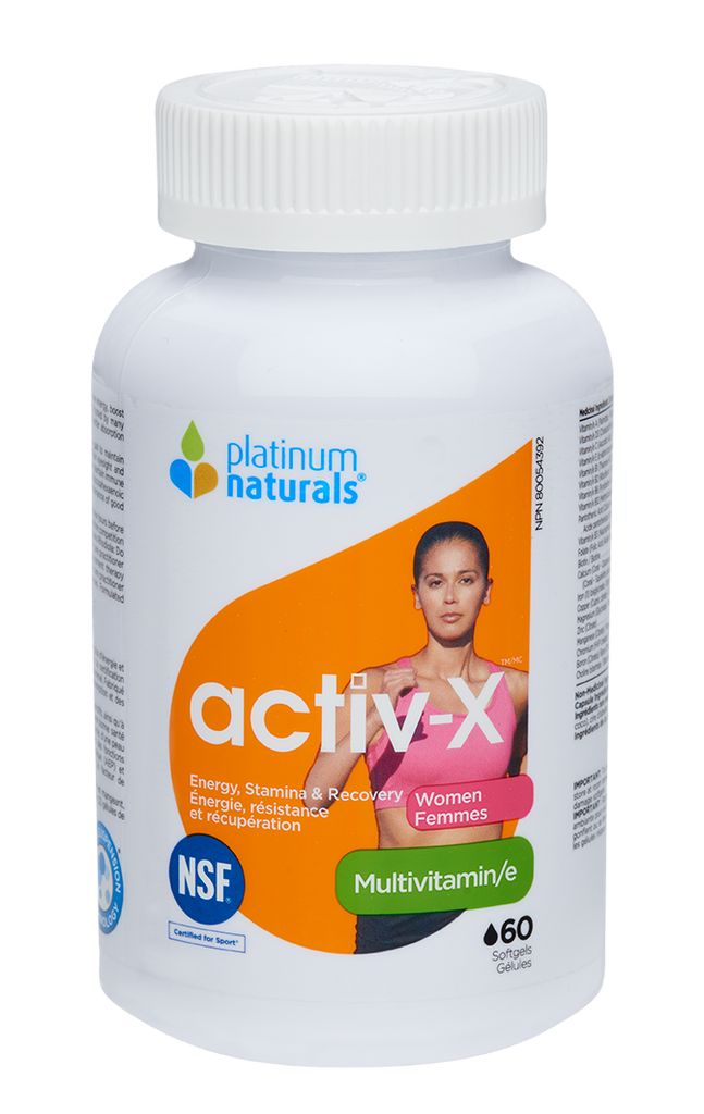 Activ-X Multivitamines pour femmes des années 60