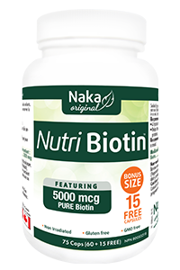 Nutri Biotin 5000mcg 60+15 caps