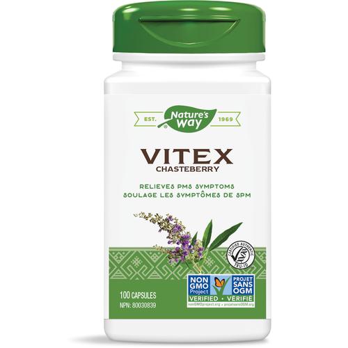 Vitex (chasteberry) 100's Relieves PMS Symptoms Natures Way