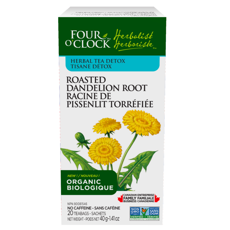 Tisane de racine de pissenlit rôti bio détox