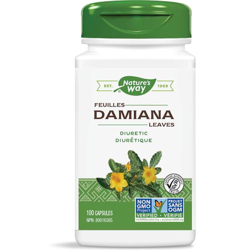 Damiana deixa as naturezas diuréticas dos anos 100