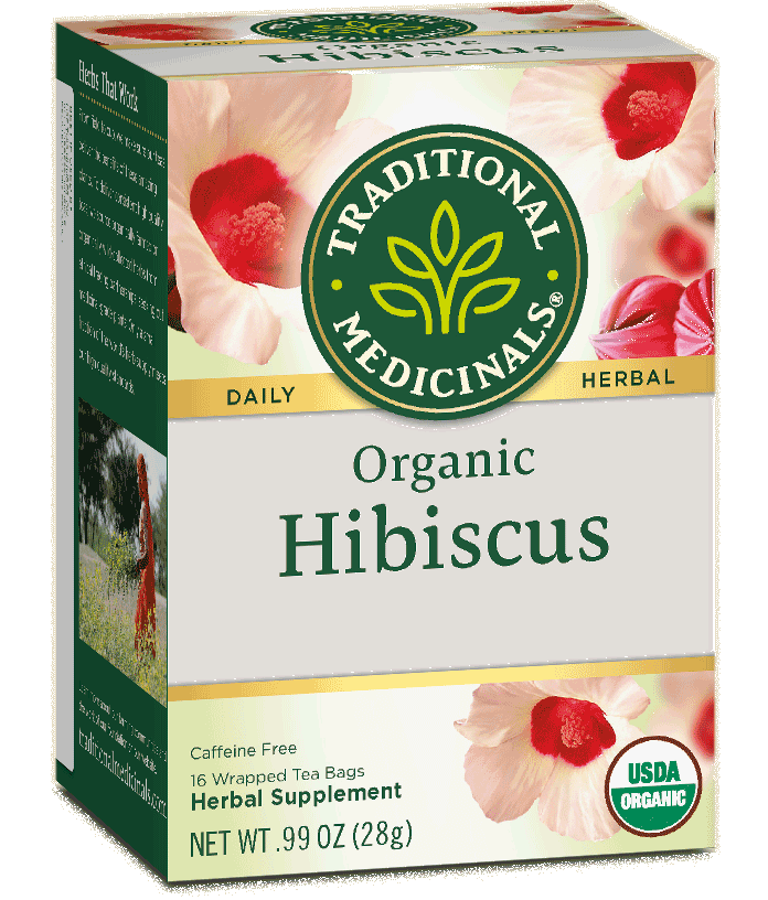 Medicamentos tradicionais de chá de hibisco orgânico