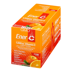 Ener-C 1000mg de vitamina C 30 pacotes de sabor laranja