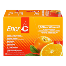 Ener-C 1000mg de vitamina C 30 pacotes de sabor laranja