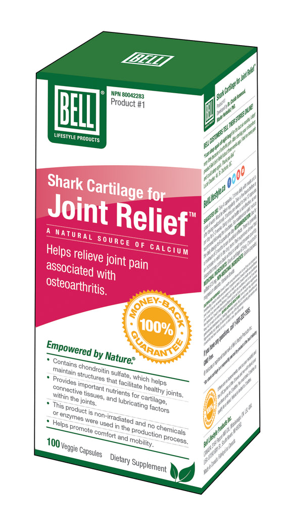 Joint Relief shark cartilage 100's Bell Lifestyle