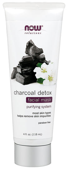 Masque facial au charbon de bois Detox 118 ml MAINTENANT