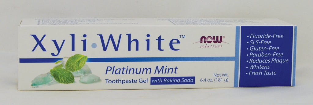 Gel de creme dental XyliWhite Platinum Mint NOW