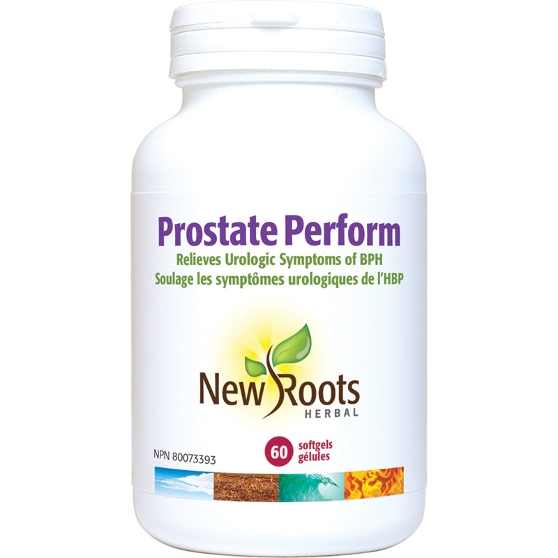 Prostate Perform soulage les symptômes urologiques des nouvelles racines de l'HBP 60
