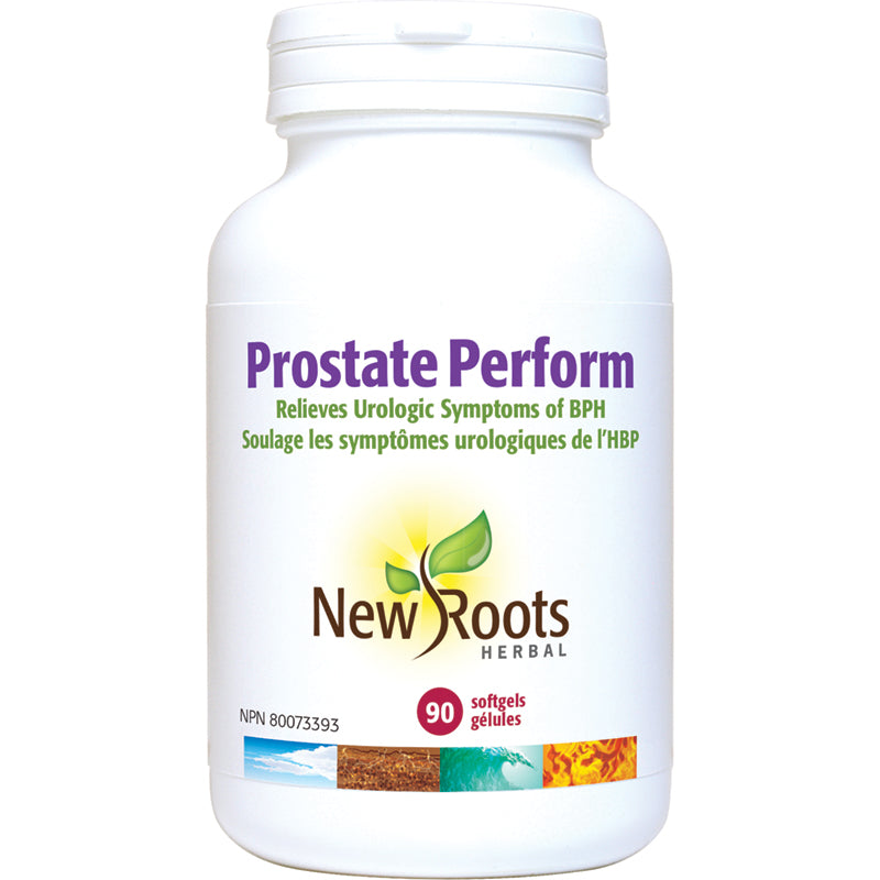 Prostate Perform soulage les symptômes urologiques des nouvelles racines de l'HBP 90