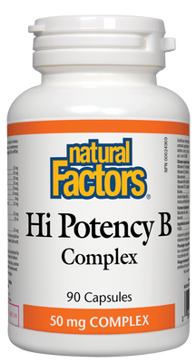 Hi Potency B 50 mg Complex 90 caps Fatores naturais