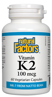 Vitamine K2 100 mcg 60 capsules végétariennes