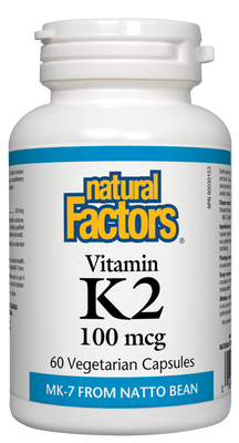 Vitamine K2 100 mcg 60 capsules végétariennes