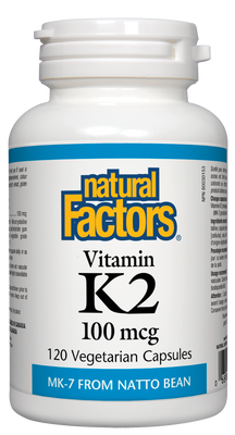 Vitamine K2 100 mcg 120 capsules végétariennes