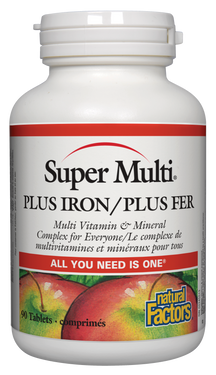 Super multi plus Iron 90's, tudo o que você precisa é um Fatores Naturais