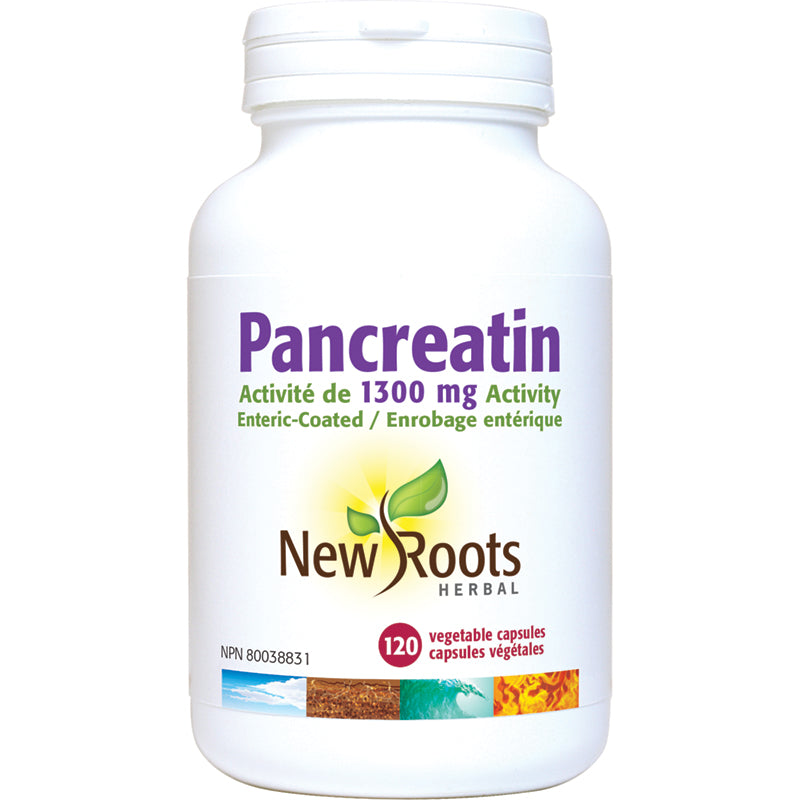 Pancreatin 1300 mg Activity 120's New Roots