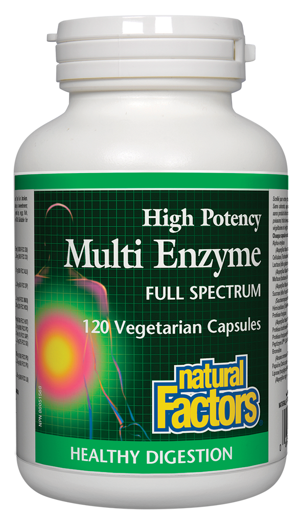 Multi Enzyme 120 à haute puissance Bouchons végétariens Digestion saine