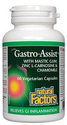 Gastro-Assist with Mastic Gum 60 Vegetariano alivia inflamação gastrointestinal