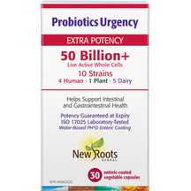 Probiotics Urgency 50 Billion Extra Potency 30's New Roots