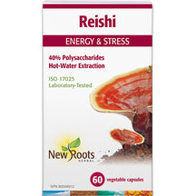 Reishi énergie et stress 40% polysacharides 60's New Roots